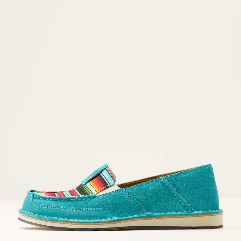 Ariat Women's Cruiser Shoes - Teal Suede/Striking Serape