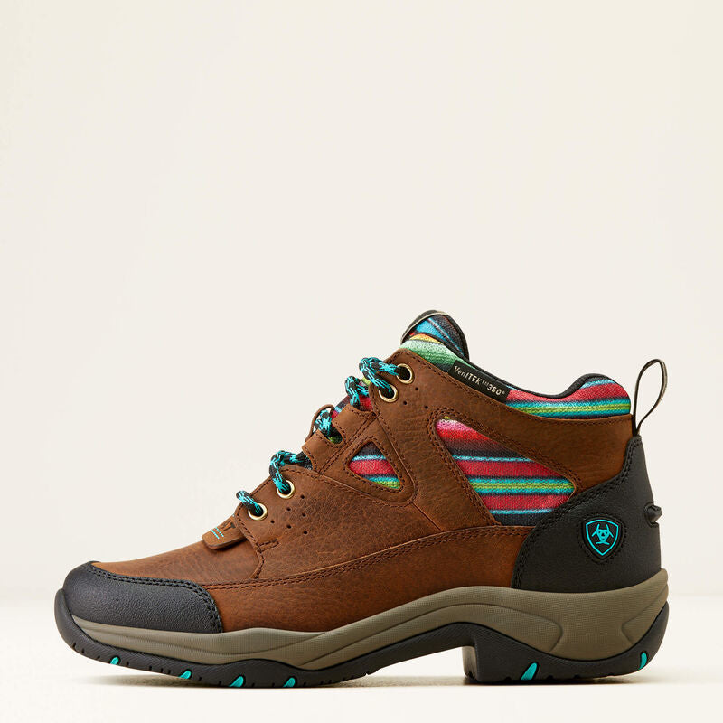 Ariat Women's Terrain VentTEK 360 Boots - Arizona Brown/Turquoise Serape