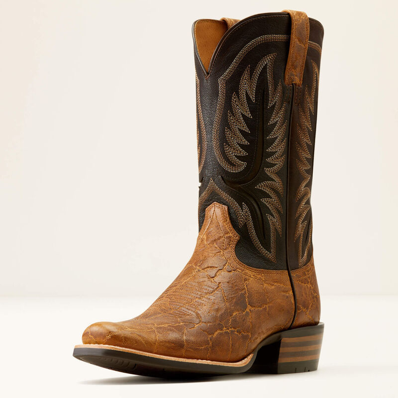 Ariat Men's Stadtler Western Boots - Smoked Tan/Aging Barrel