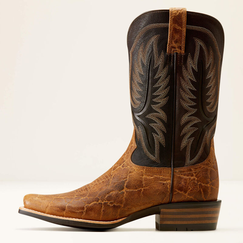 Ariat Men's Stadtler Western Boots - Smoked Tan/Aging Barrel