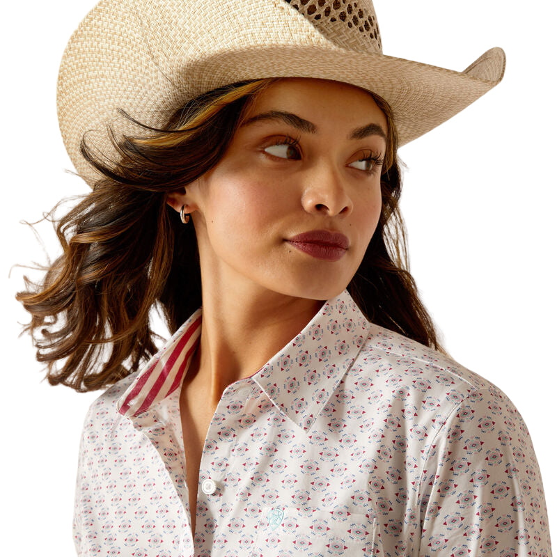 Ariat Women's Kirby Stretch Long Sleeve Shirt - Izel Print
