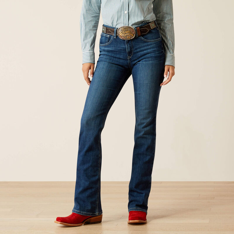 High rise boot leg jeans hotsell