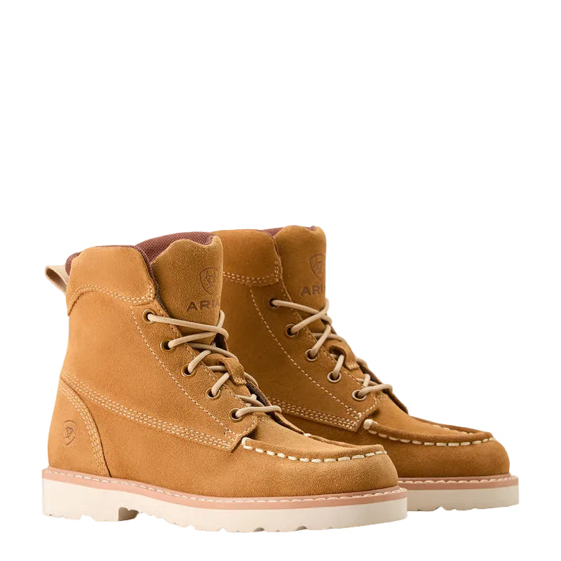 Ariat Unisex Youth Rebar Lift Boots - Wheat Suede