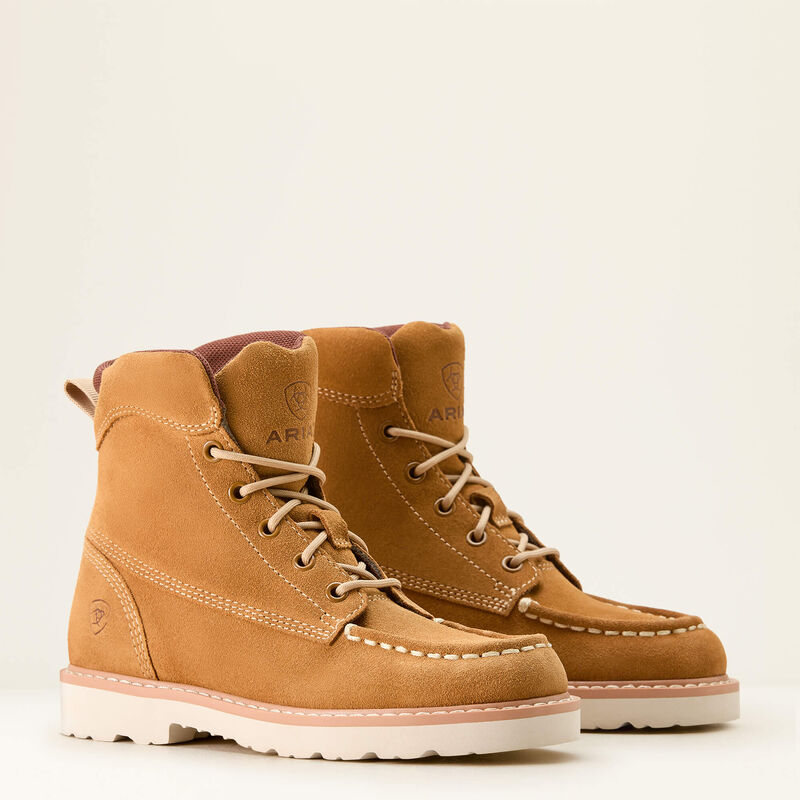Ariat Unisex Youth Rebar Lift Boots - Wheat Suede