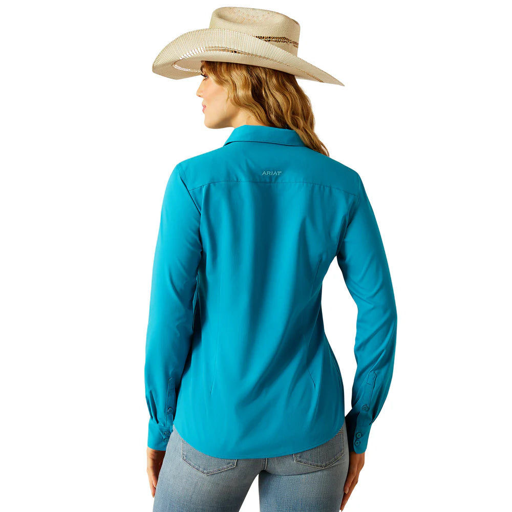 Ariat Women's Kirby Pro Long Sleeve Shirt - Enamel Blue