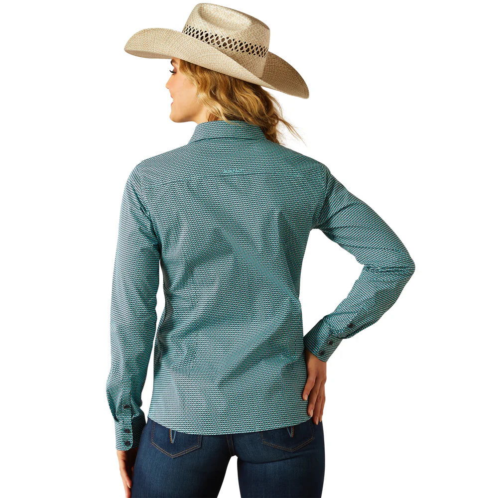 Ariat Women's Kirby Stretch Long Sleeve Shirt - Odina Geo