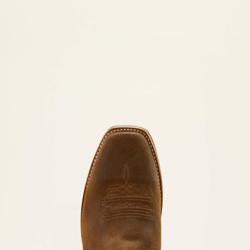Ariat Men's Futurity Showman Cowboy Boots - Foothill Brown Roughout/Violet