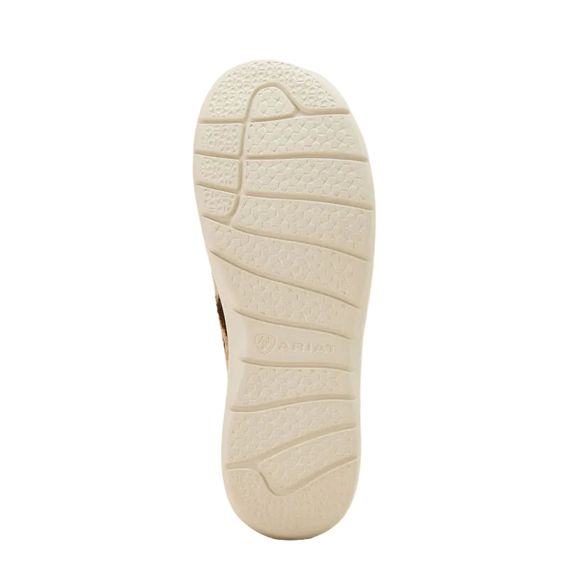 Ariat Women's Hilo Shoe - Tan and White Brindle Hair On/Dark Tan