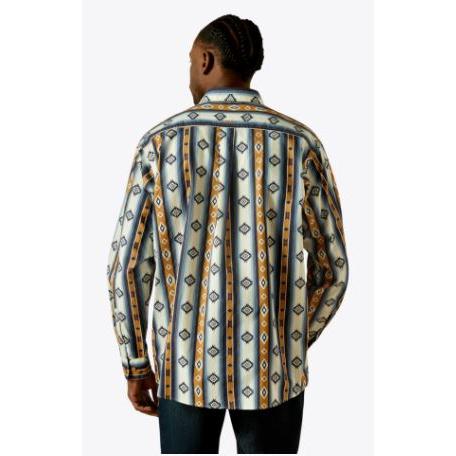 Ariat Men's Shilo Classic Fit Long Sleeve Shirt - Blue