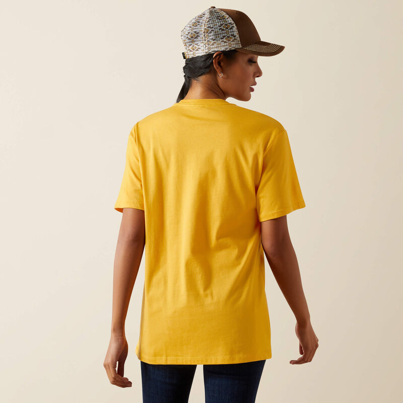 Ariat Women's Keep It Rural Tee Shirt - Mustard