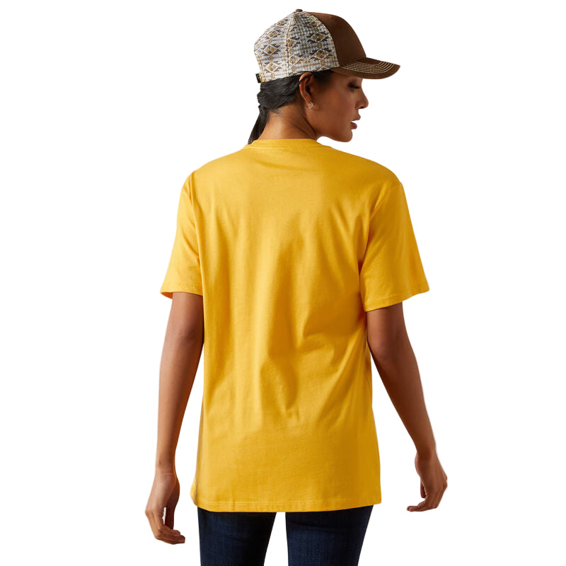 Ariat Women's Keep It Rural Tee Shirt - Mustard