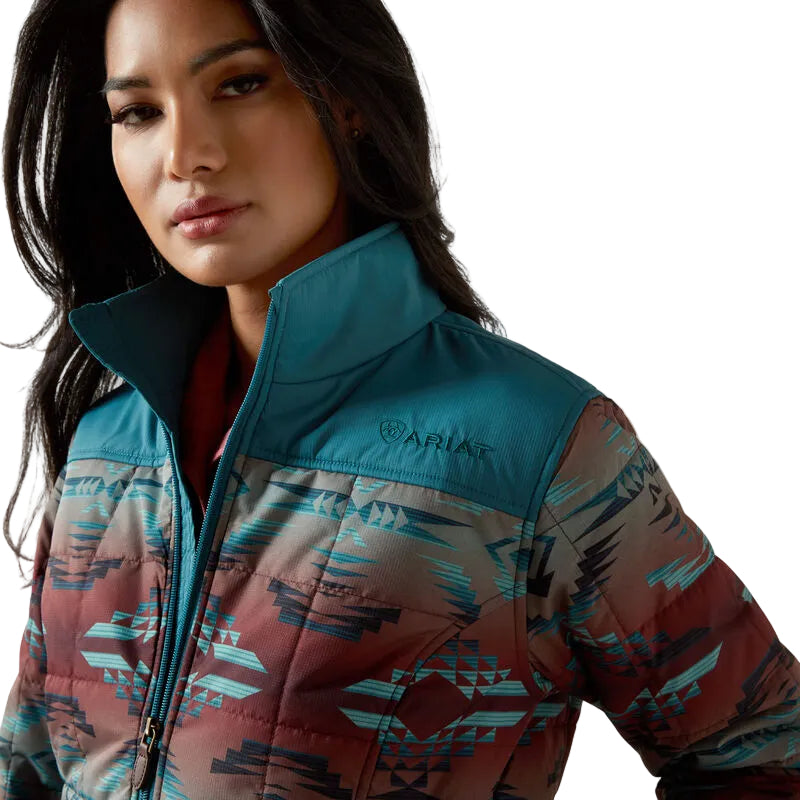 Ariat Women's Crius Insulated Jacket - Dragonfly Inez Print - Irvine Tack & Western Wear