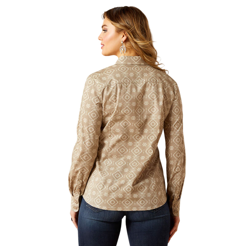 Ariat Women's Team Kirby Long Sleeve Stretch Shirt - Lone Ridge Print