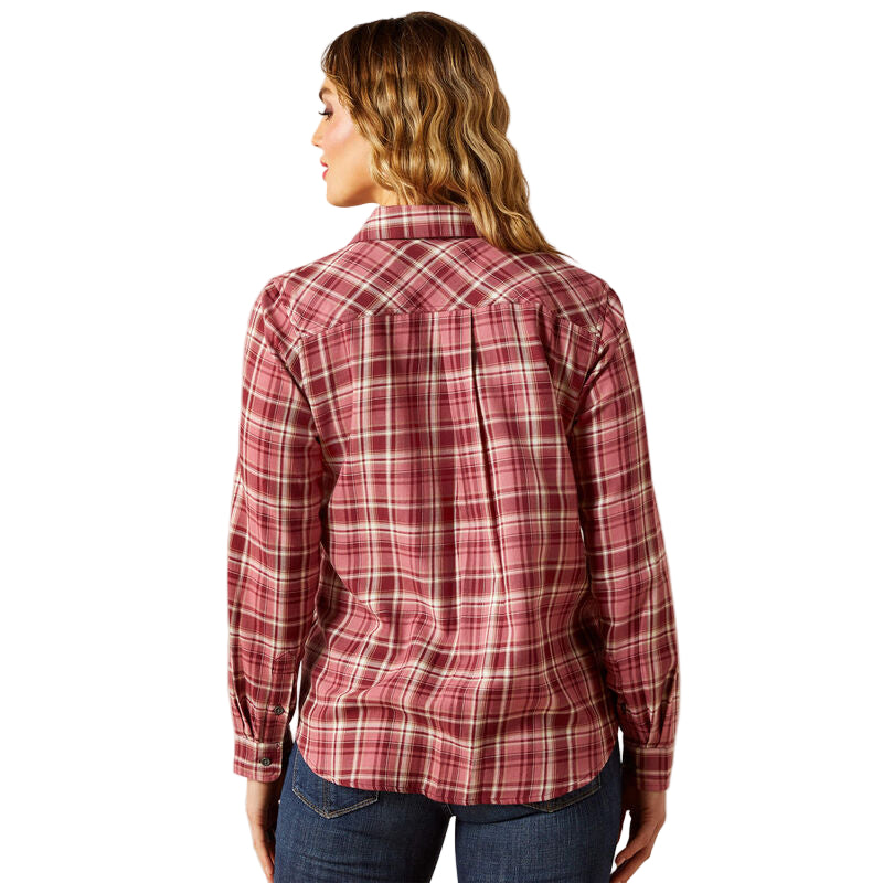 Ariat Women's Billie Jean Long Sleeve Shirt - Sunkissed Plaid