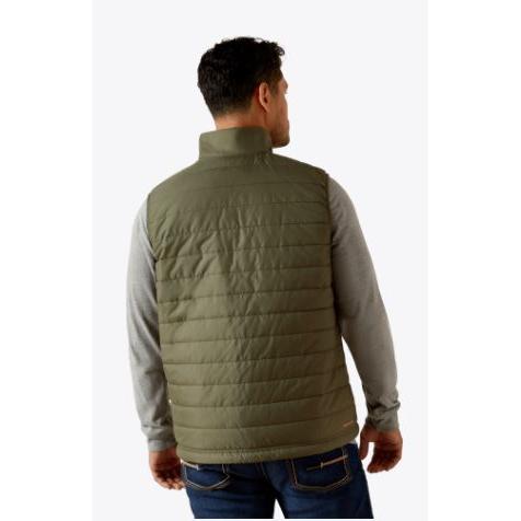 Ariat Men's Rebar Codura Ripstop Lightweight Insulated Vest - Beetle