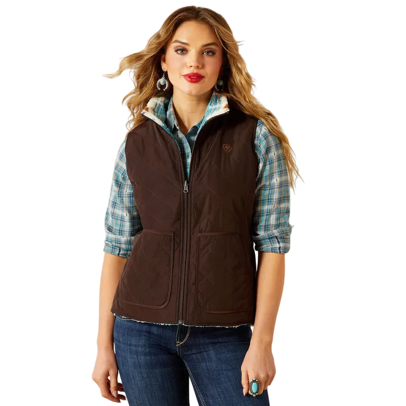 Ariat Women's Dilon 2.0 Reversible Insulated Vest - Multiple Colours - Irvine Tack & Western Wear