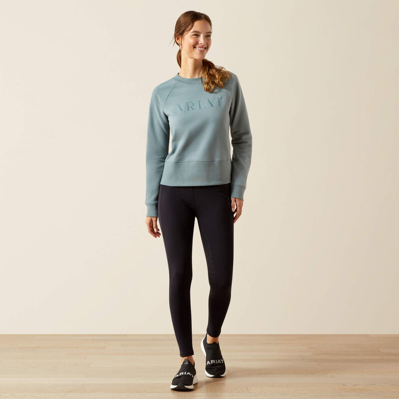 Ariat Women's Martine Sweatshirt- Steel Sage