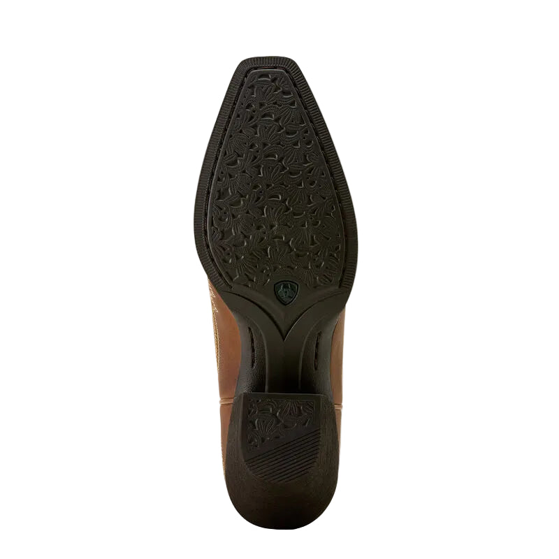 Ariat Women's Round Up Collins D Toe Western Boot- Smoked Wheat - Irvine Tack & Western Wear