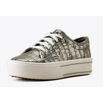 Ariat Women's Skylar Shoe - Silver Croc Print