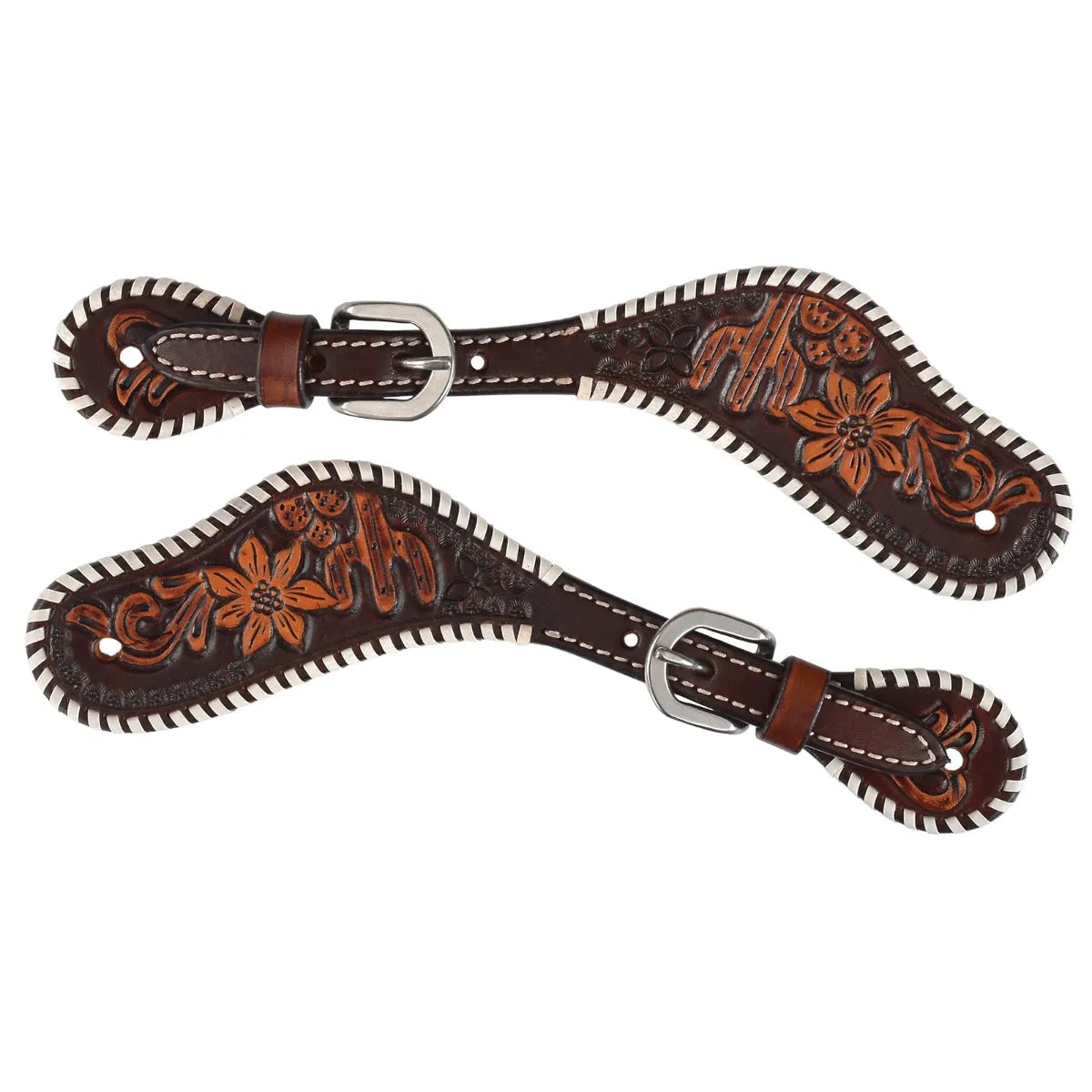 Circle Y Women's/Youth Desert Edge Spur Straps