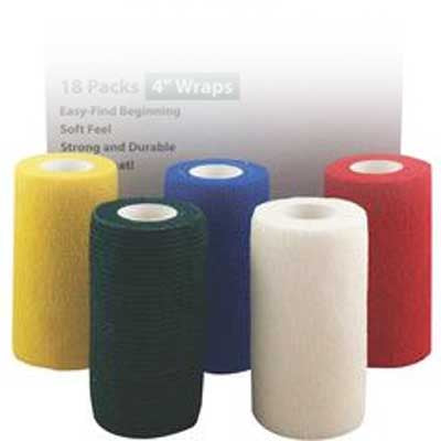 FlexWrap EZ Tear 4" 18PK Assort