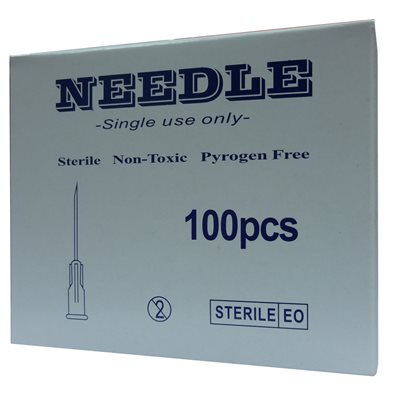 Poly Hub Needle 16g x 1" (Box/100)