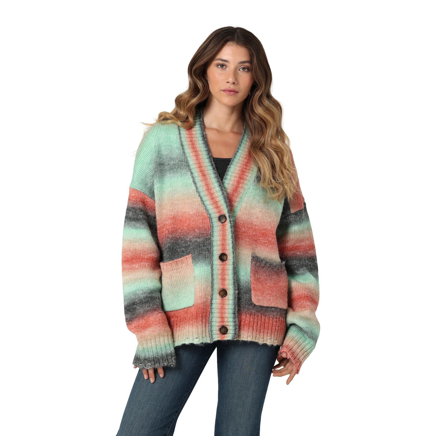 Wrangler Women's Retro Western Vintage Cardigan - Multi Serape