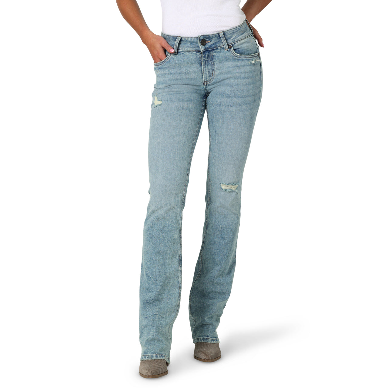 Wrangler Women's Retro Mae Mid Rise Bootcut Jeans - Harper