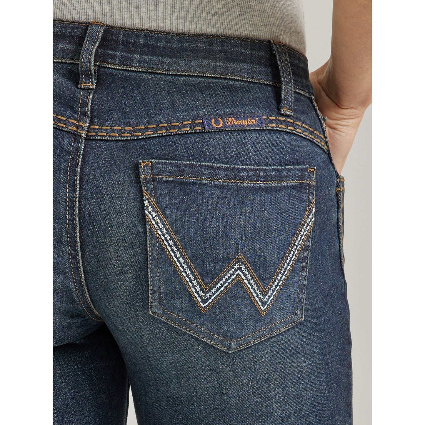 Wrangler Women's Ultimate Riding Shiloh Low Rise Bootcut Jeans - Della