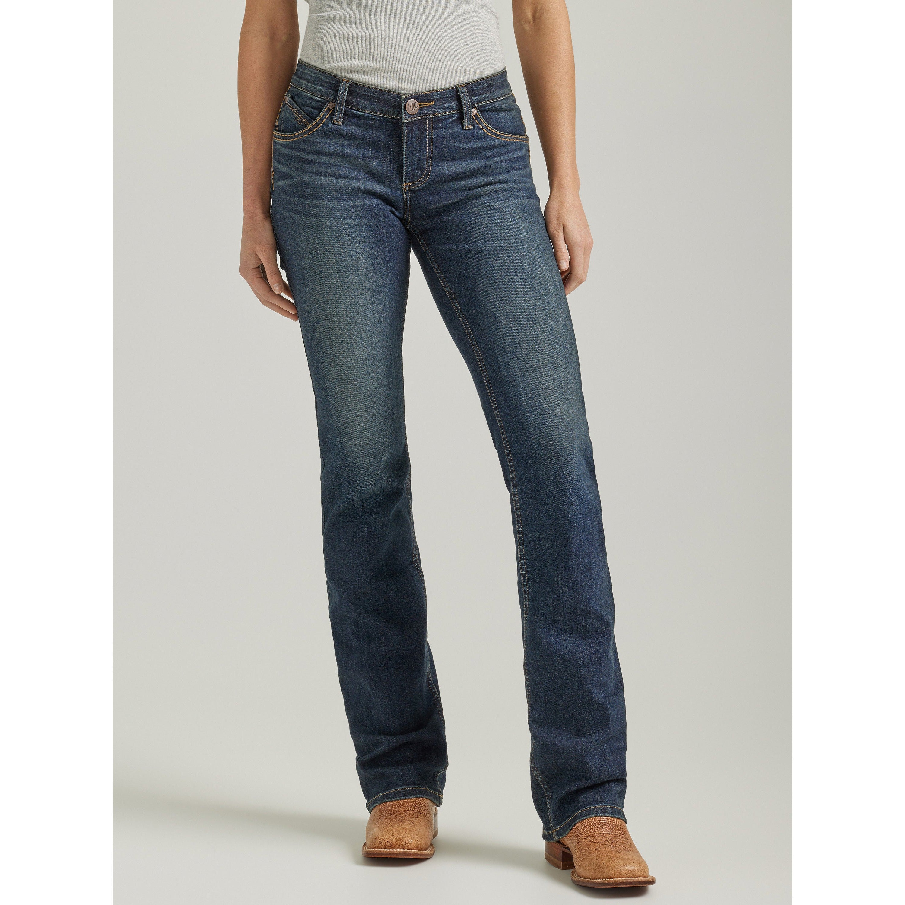 Earl Jean Low Rise Boot Cut Jeans Blue Size 28 - $15 (70% Off