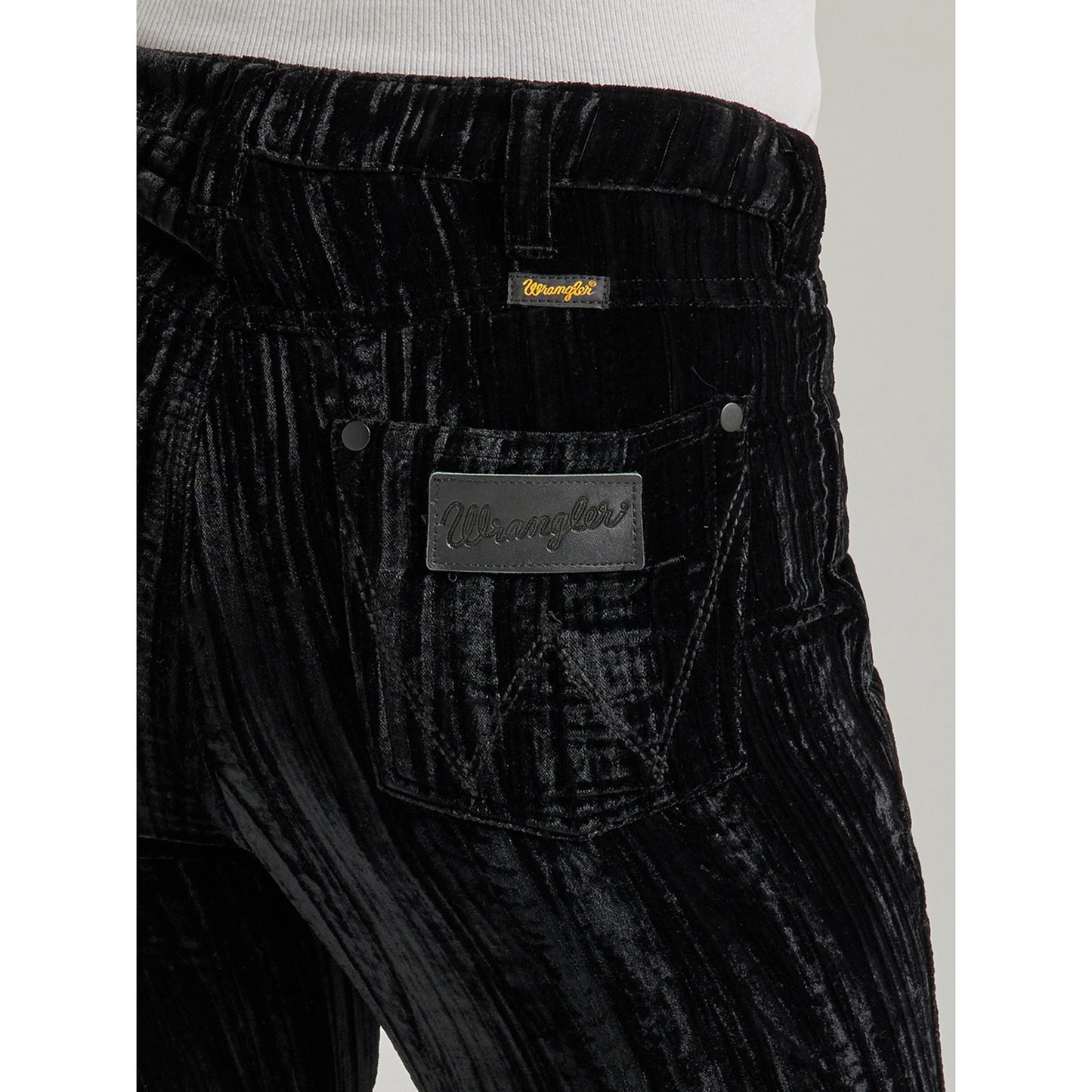 **Wrangler Women's Retro Green Trumpet Flare Jeans - Black**FINAL SALE**