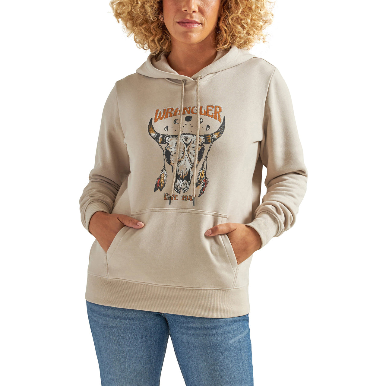 Wrangler Women's Retro Hoodie - Sand