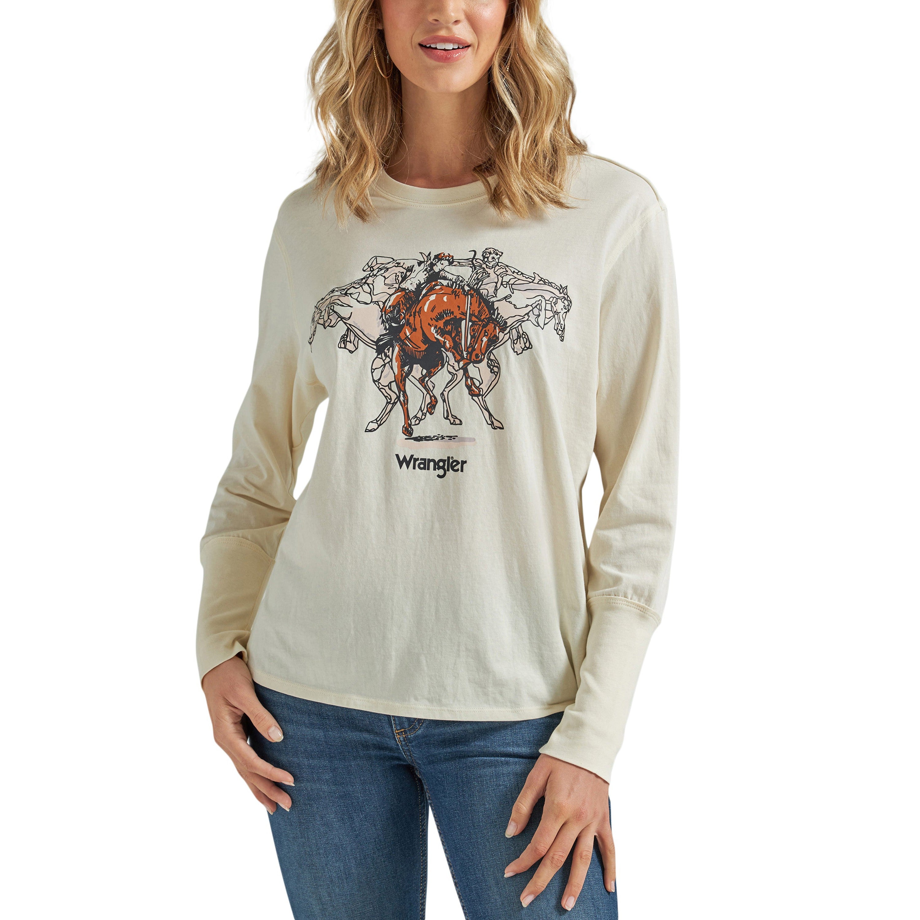 WRANGLER AMERICANA TEE Mu0118SKA KOSZULKA T-SHIRT VINTAGE WHITE 112357378