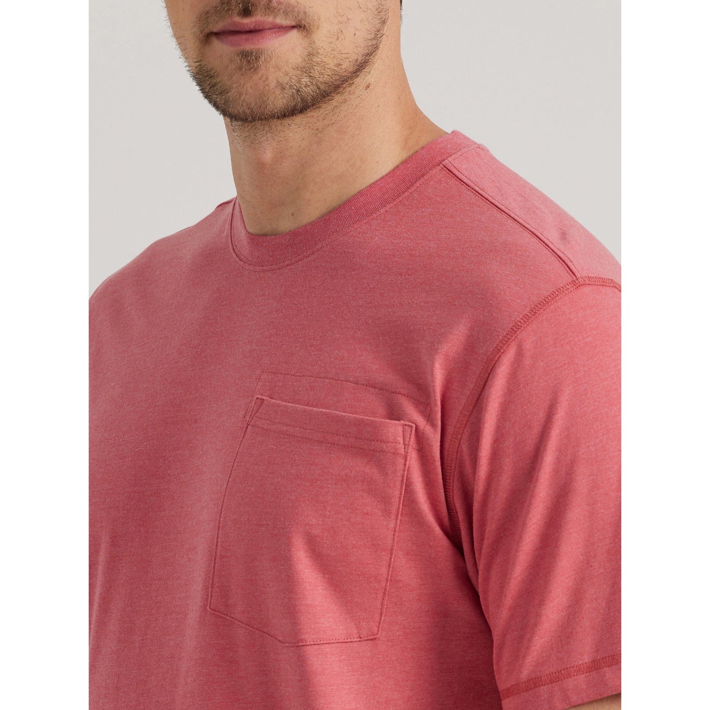 Wrangler Men's Riggs Performance Short Sleeve Tee - Red