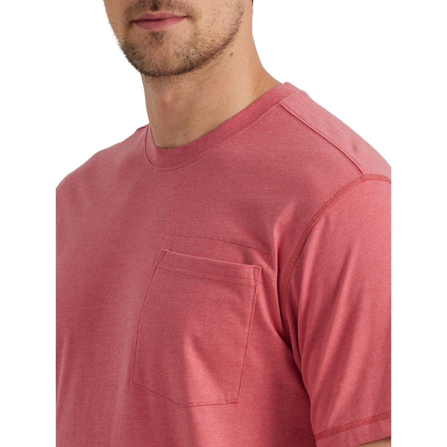 Wrangler Men's Riggs Performance Short Sleeve Tee - Red