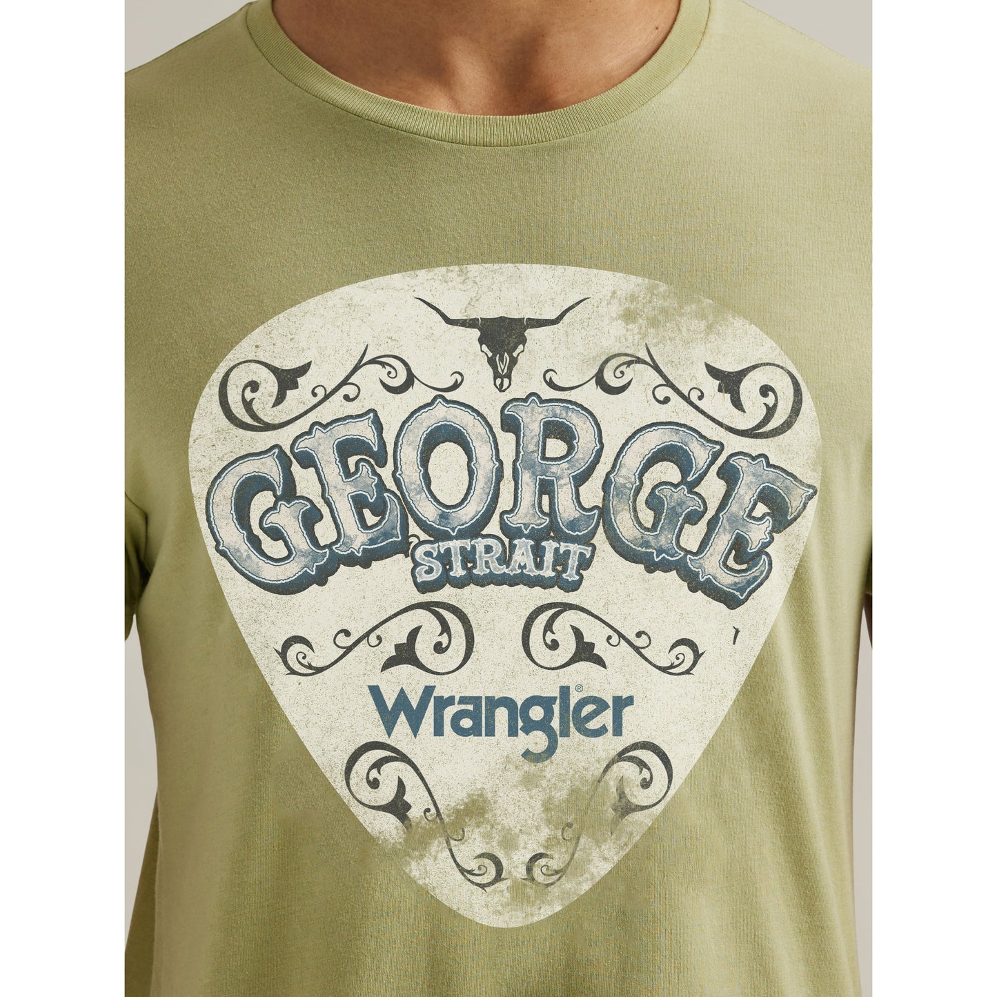 Wrangler Men's George Strait Graphic Tee - Green