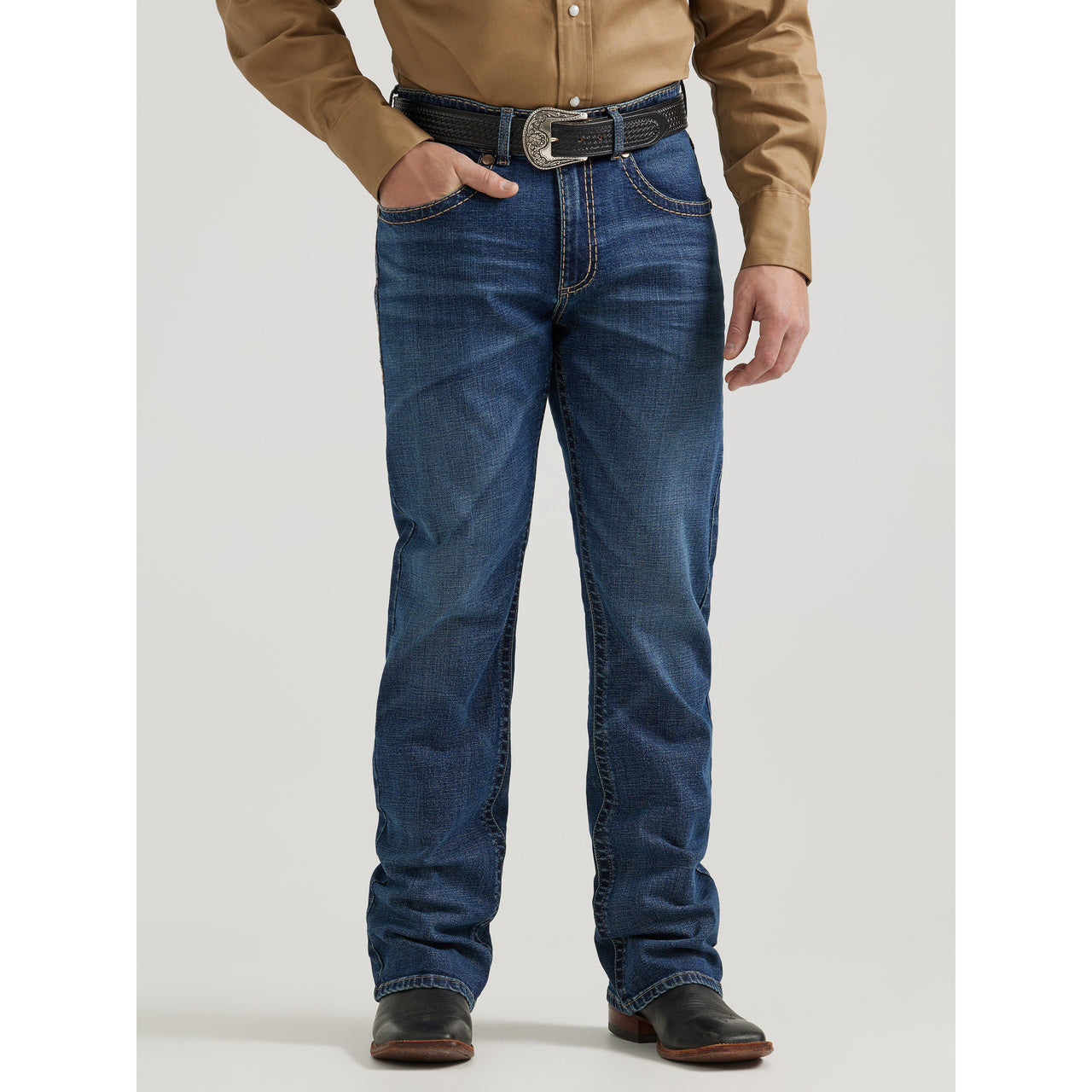 Wrangler Men's Rock 47 Slim Bootcut Jeans