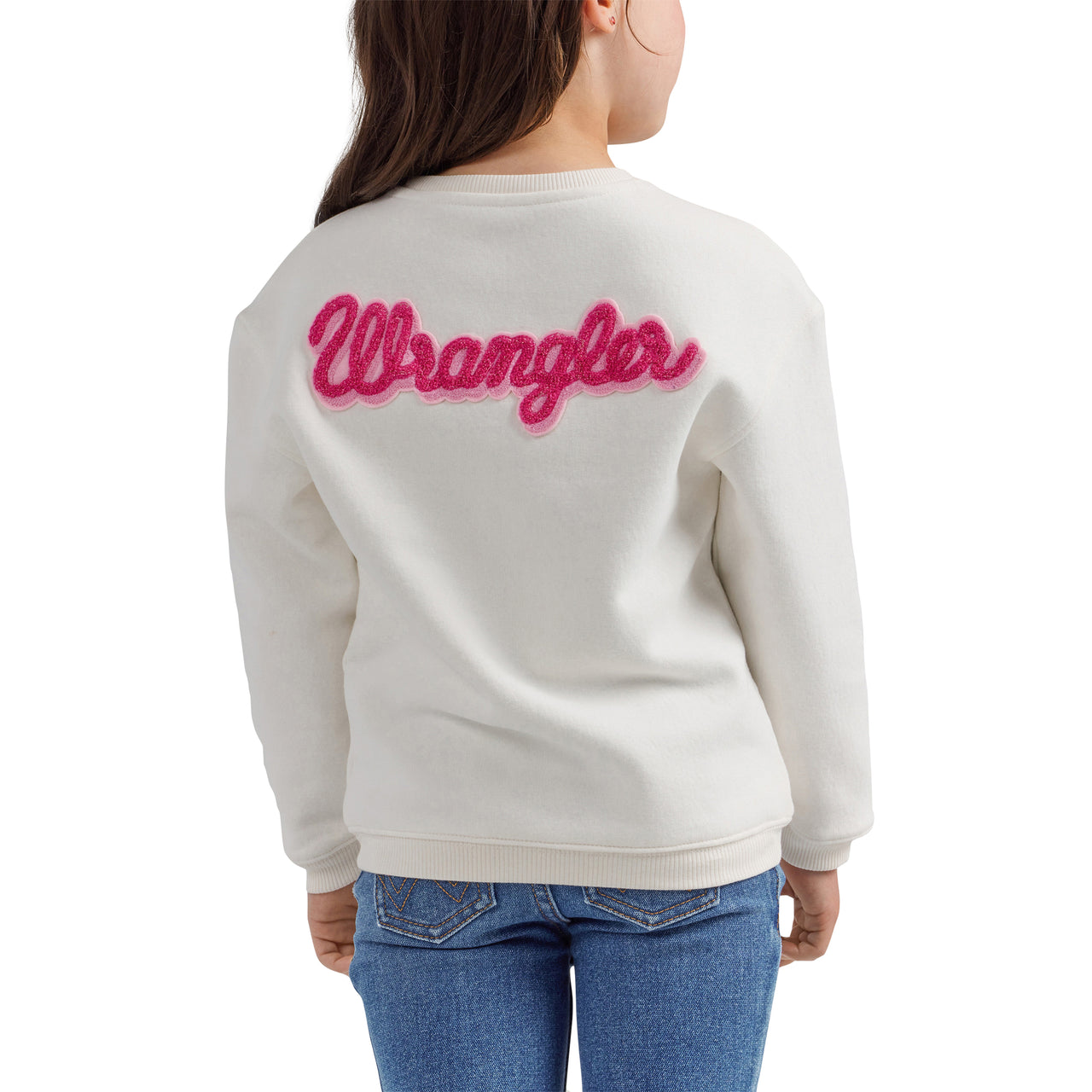 Wrangler X Barbie Girl's Sweatshirt - White