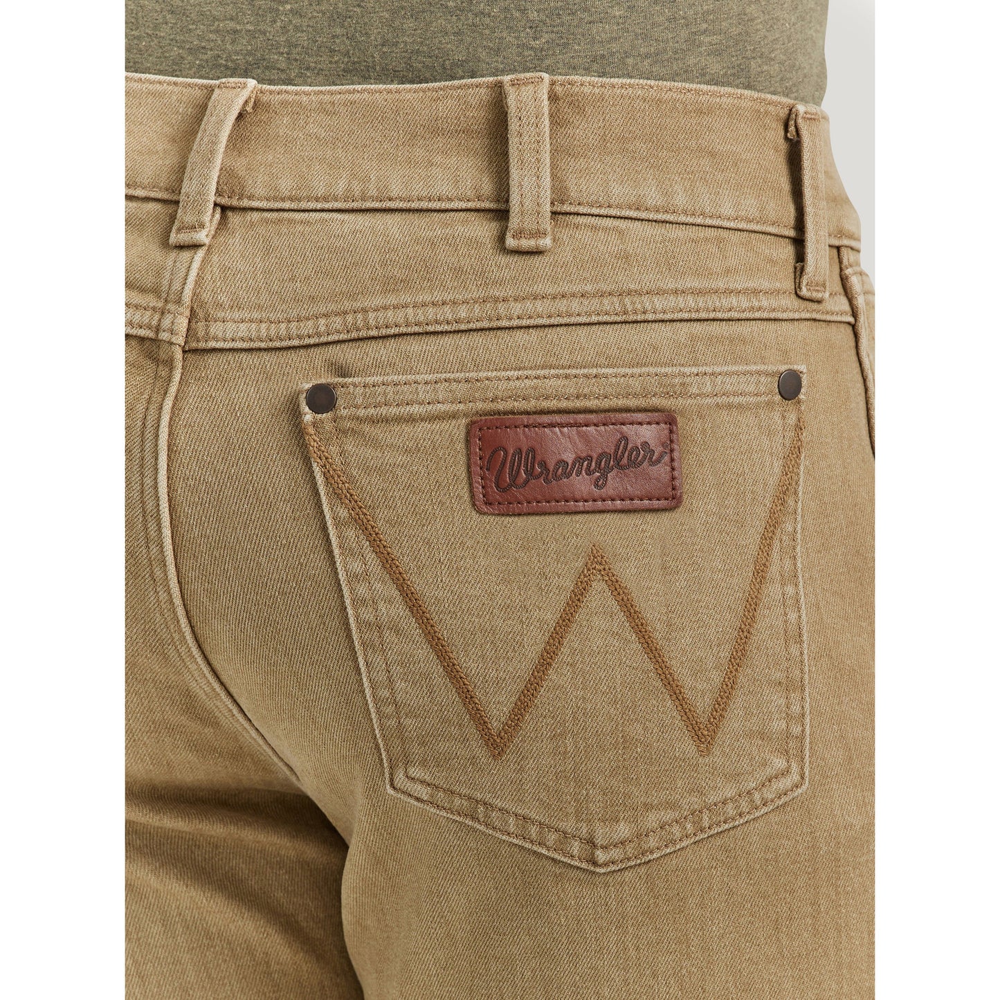 Wrangler Men's Retro Slim Straight Jeans - Khaki