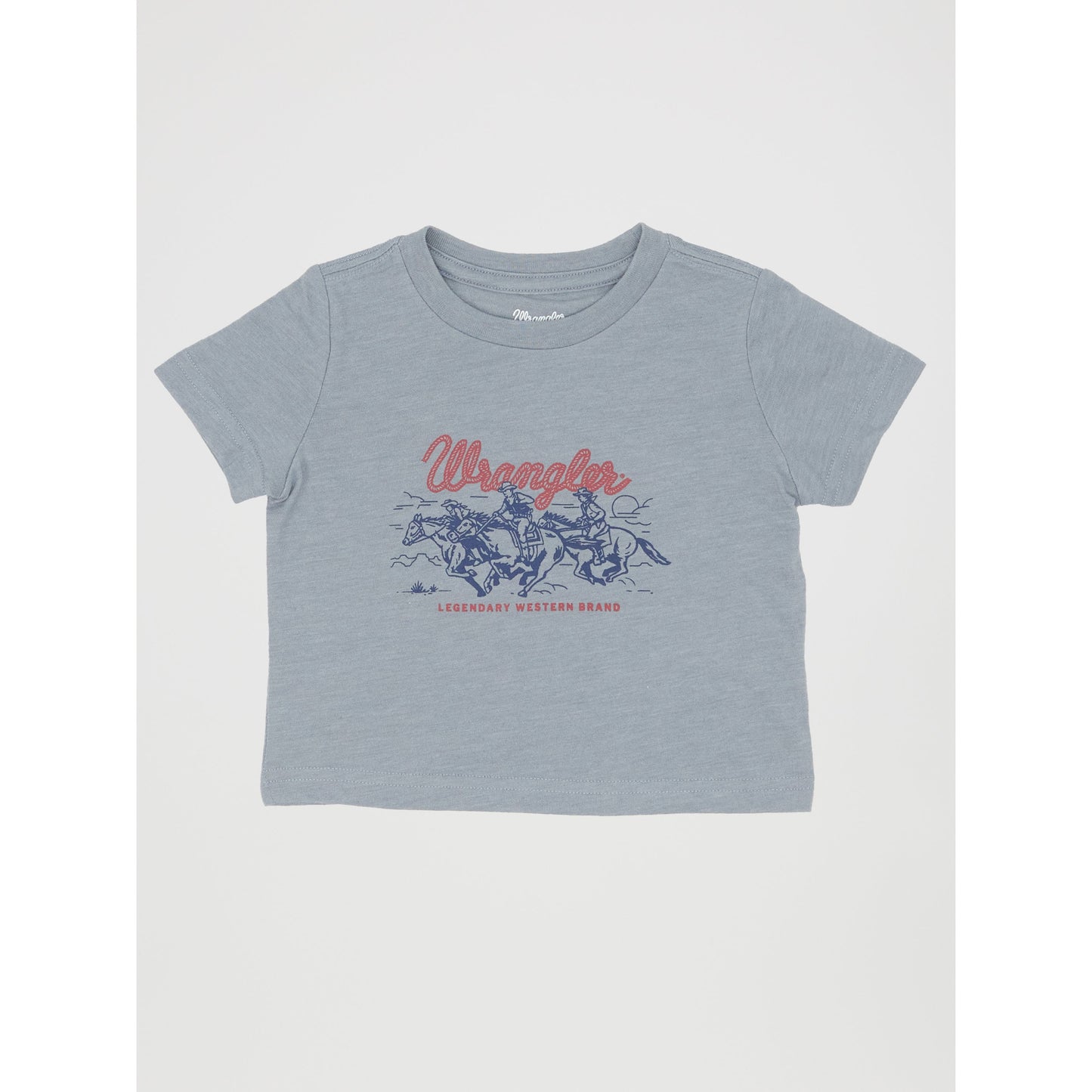 Wrangler Infant Boy's Cowboy Riders Tee - Grey