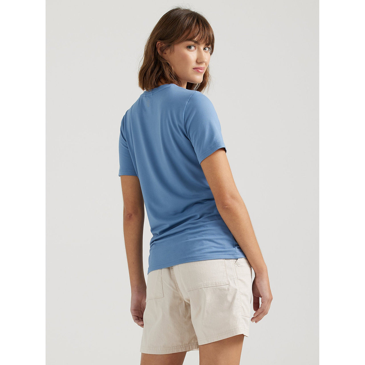 Wrangler Women's ATG Short Sleeve Performance Crewneck Tee - Coronet Blue