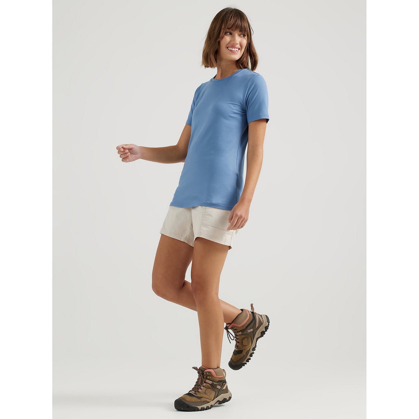 Wrangler Women's ATG Short Sleeve Performance Crewneck Tee - Coronet Blue
