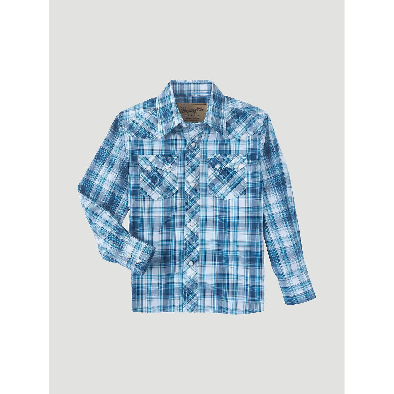 Wrangler Boy's Retro Long Sleeve Shirt