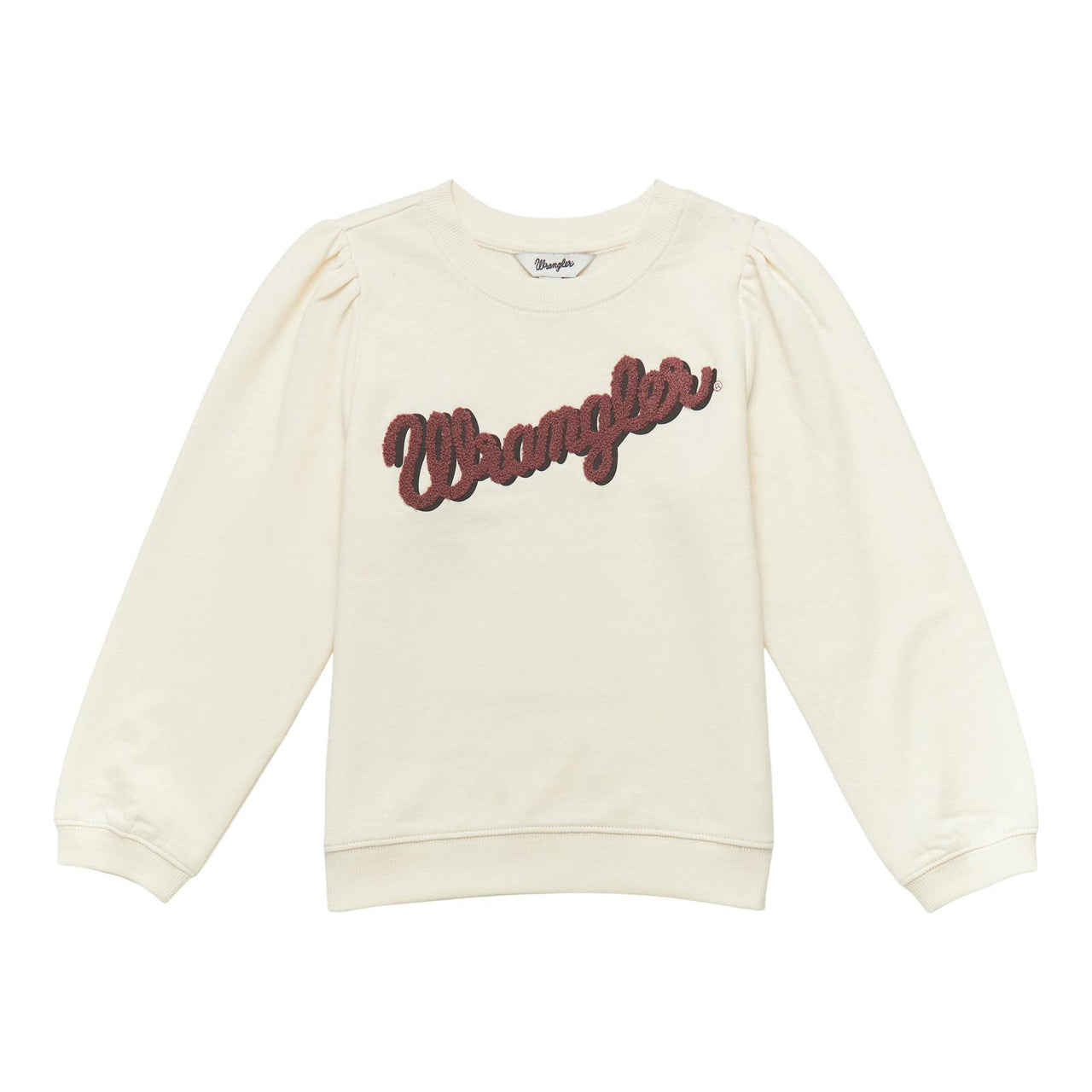 Wrangler Girl's Logo Sweatshirt - White
