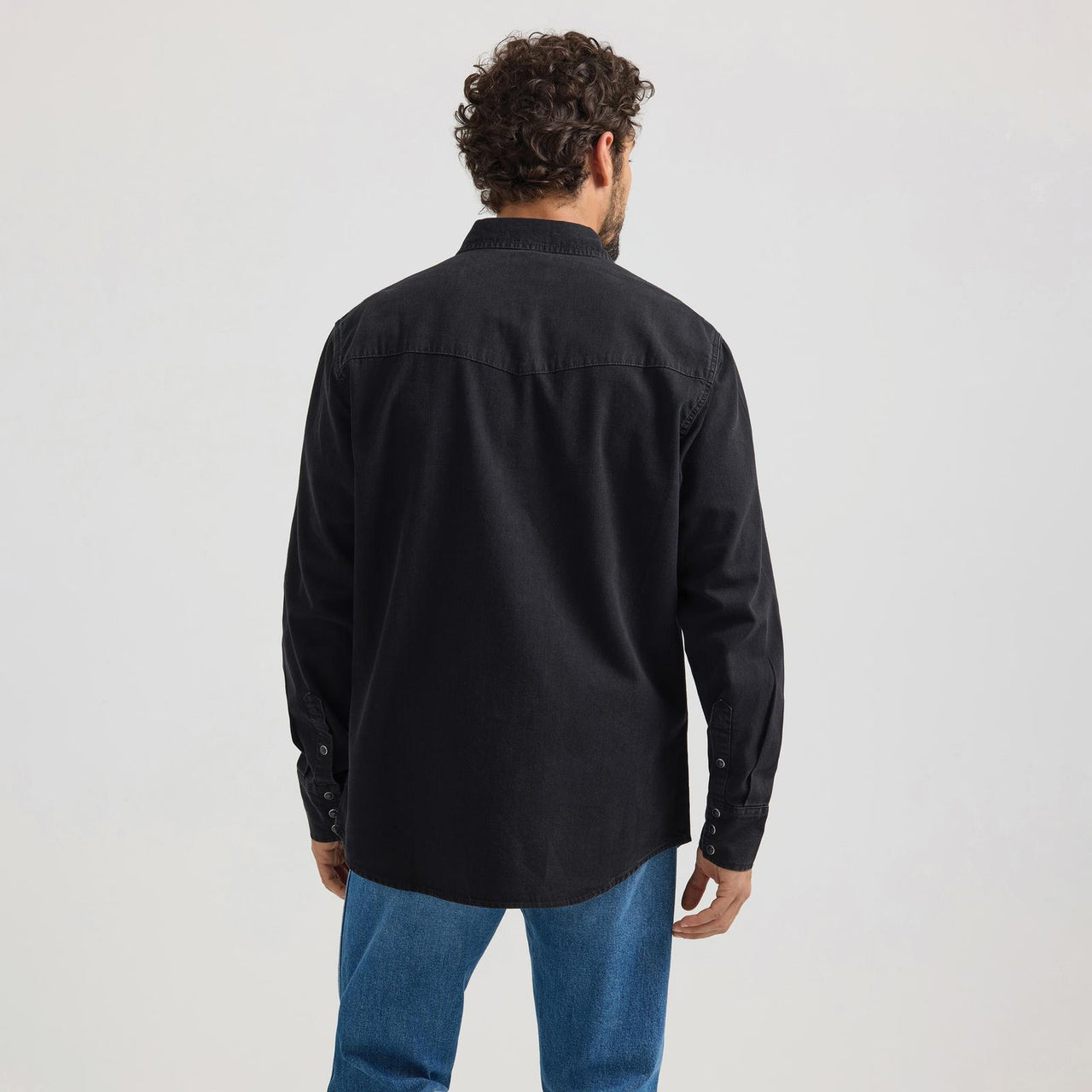 Wrangler Men's Denim Long Sleeve Denim Shirt - Assorted Colours