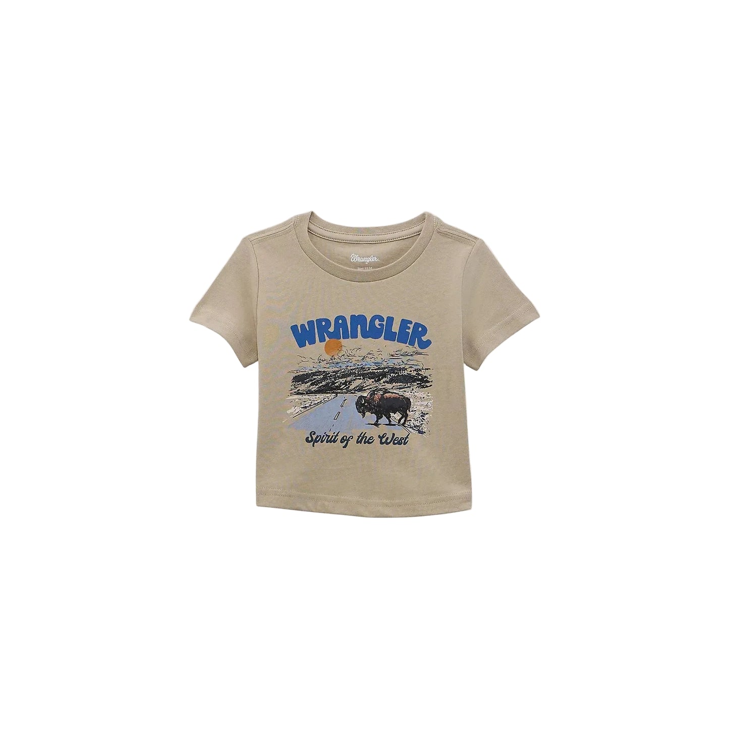 Wrangler Baby Boy Short Sleeve Graphic Tee Shirt - Spirit Brown