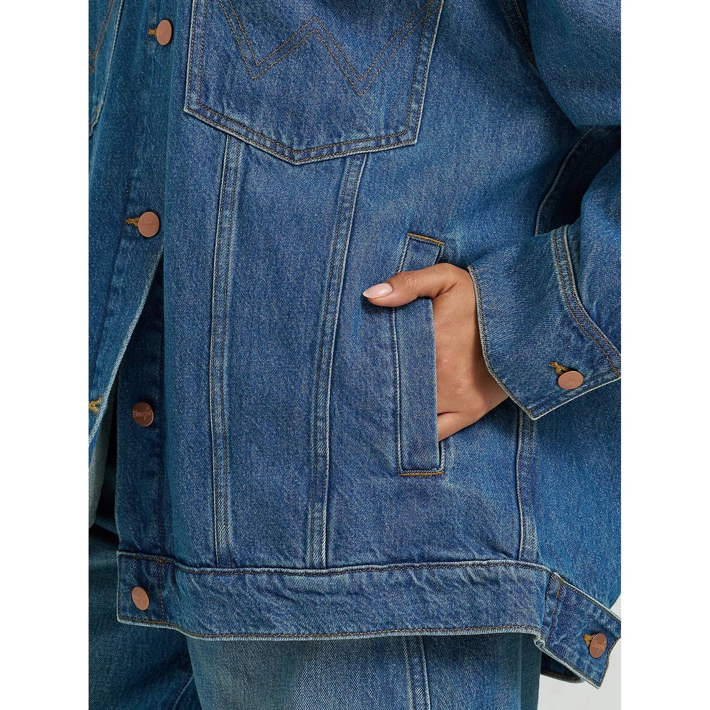 Wrangler Women's Mega Trucker Jacket - Ace