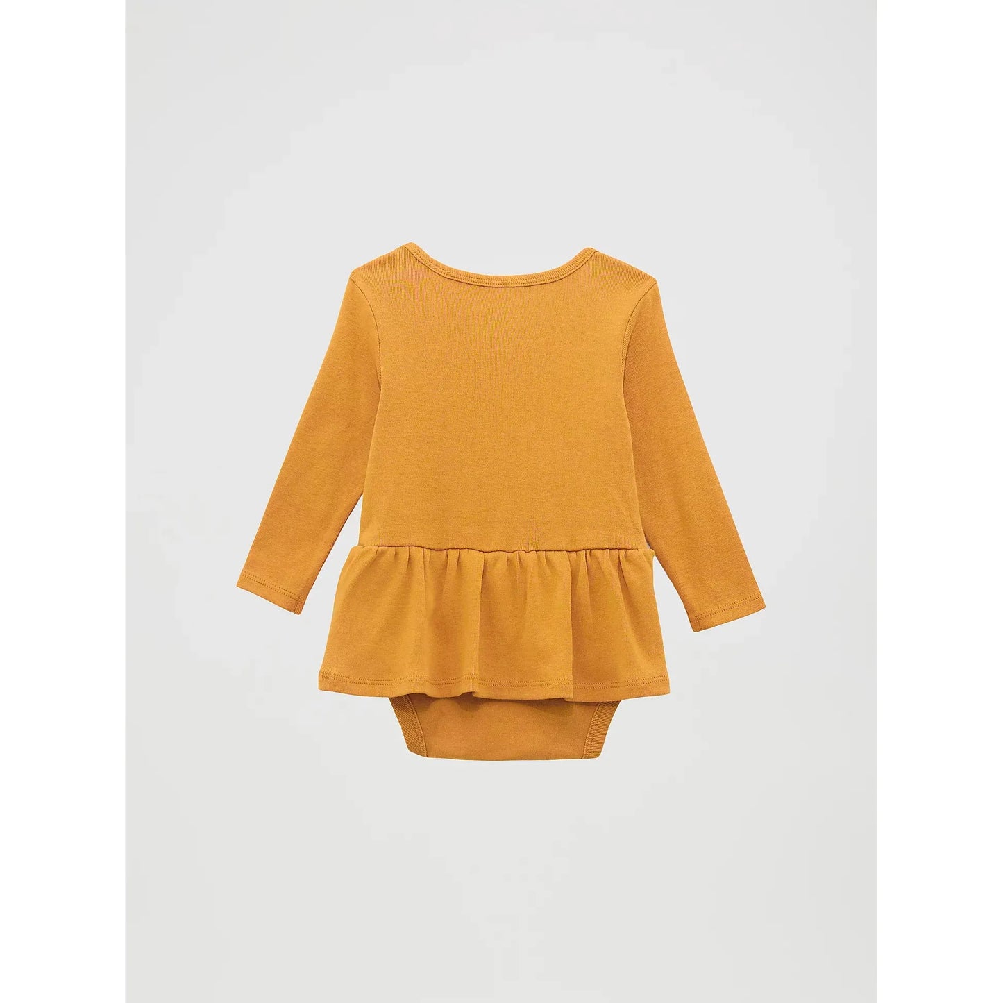 Wrangler Baby Girl's Horse Graphic Skirted Bodysuit - Mustard