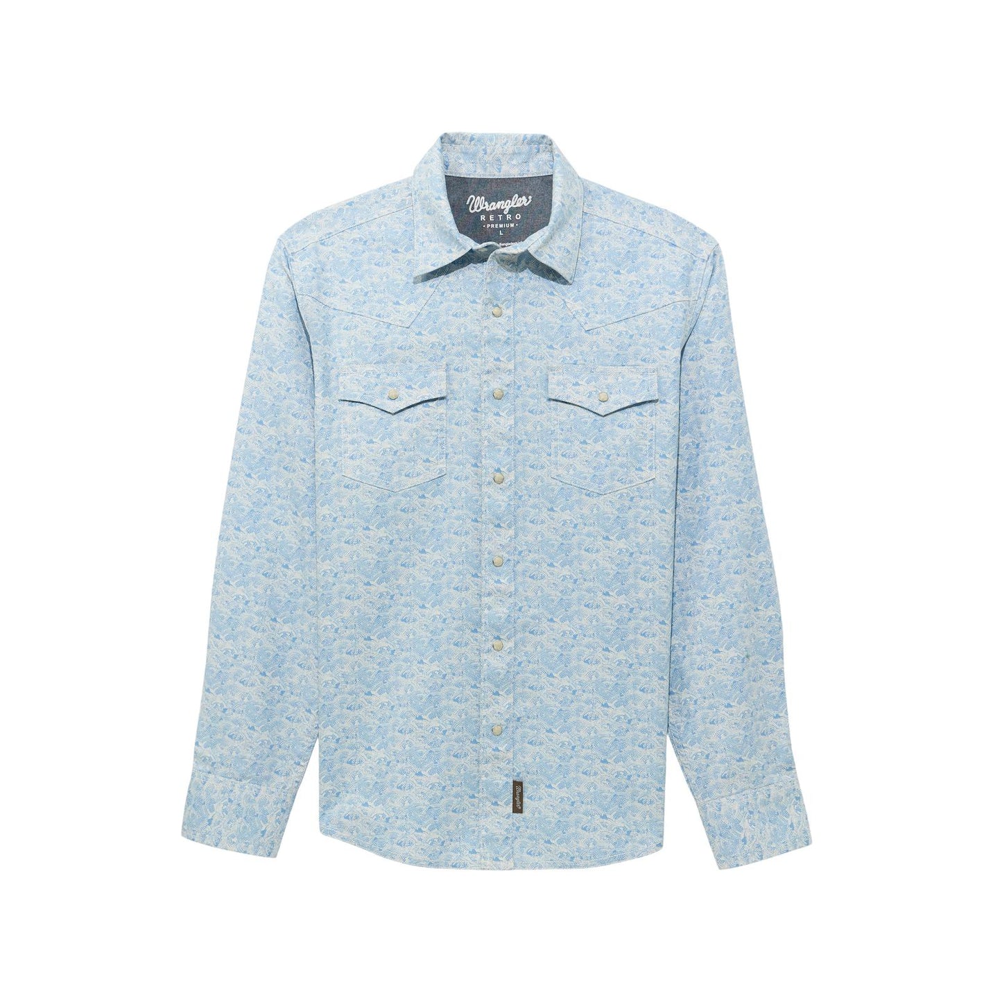 Wrangler Men's Wrangler Retro Premium Modern Fit Long Sleeve Snap Shirt - Multiple Colours - Irvine Tack & Western Wear