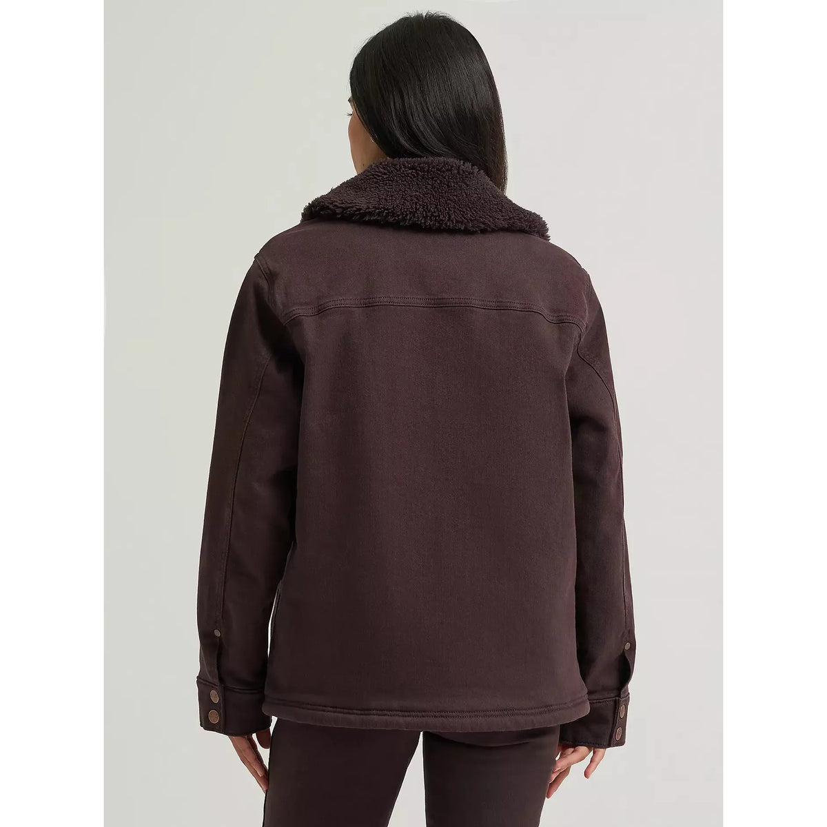 Wrangler Women's Long Sleeve Western Range Coat- Brown